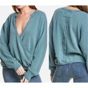 NWT We the Free - Free People anyway tee in deep teal- Sizes M